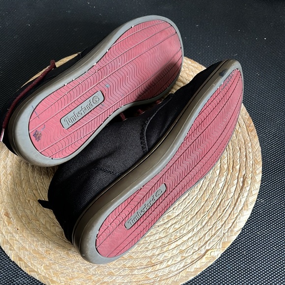 Timberland Canvas Textured Material High Top Kain Shoes Size 10 - Picture 8 of 15